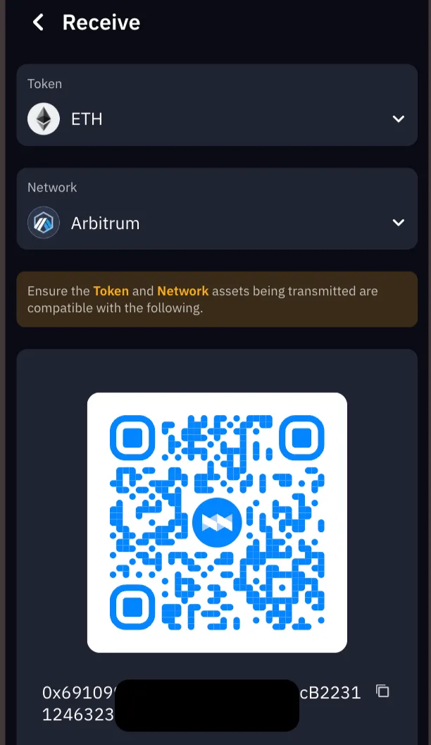 Receive Address